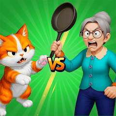 Cat and Granny - Funny Escape Adventure